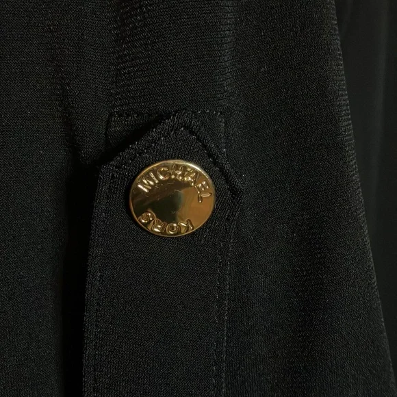 Classic jumper with gold stud Epaulette detail. - Picture 10 of 14